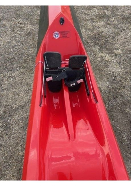 Vajda Surf Ski - Foot well peddle side.jpg
