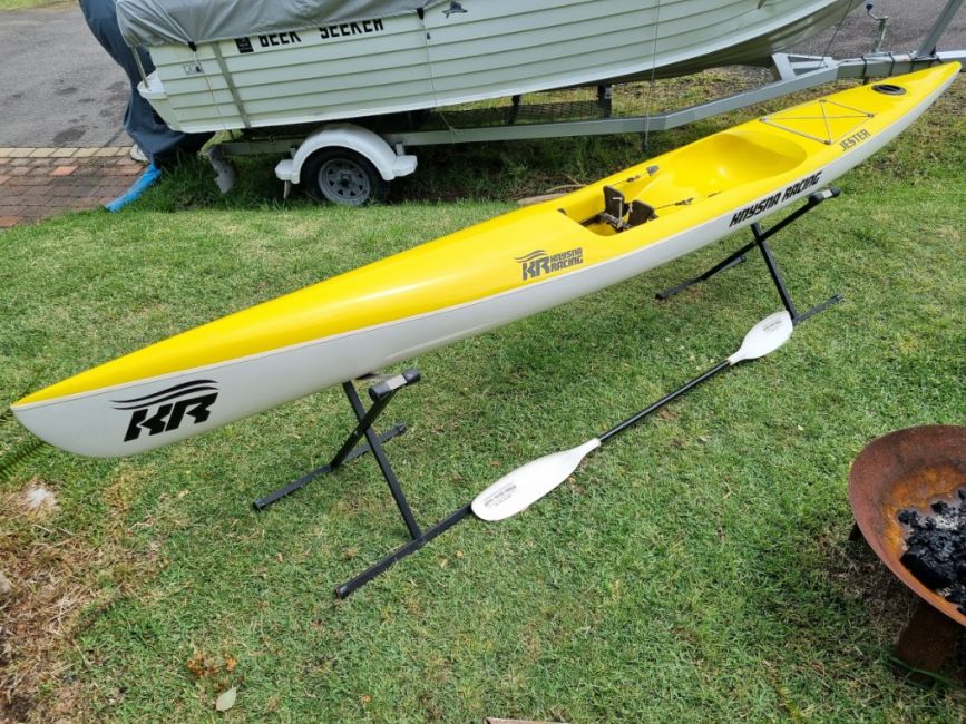  Knysna Jester Junior Surf Ski with Knysna wing paddle