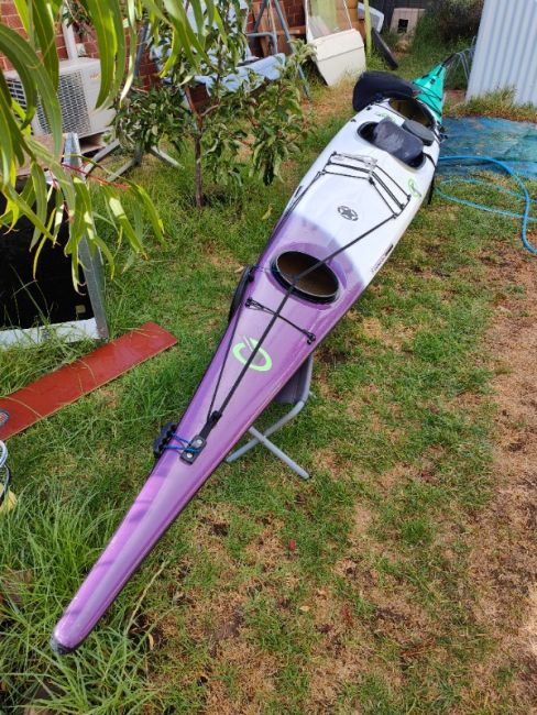 Q-kayaks sea kayak, quality kevlar NZ-made kayak